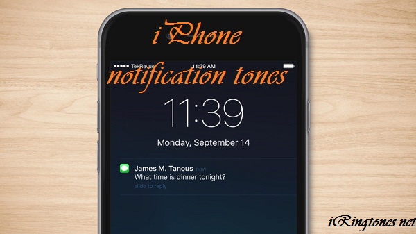 iPhone notification ringtone